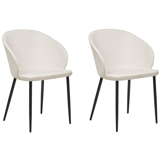 Set med 2 matstolar MASON Ljusbeige