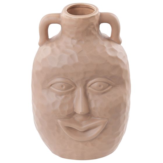 Blomvas VERIA 26 cm Keramik Beige