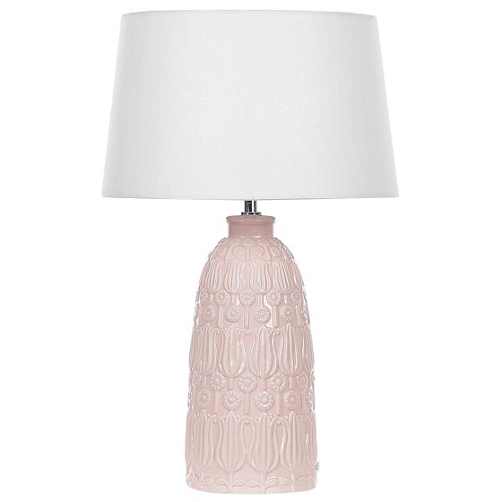 Bordslampa ZARIMA Keramik Rosa