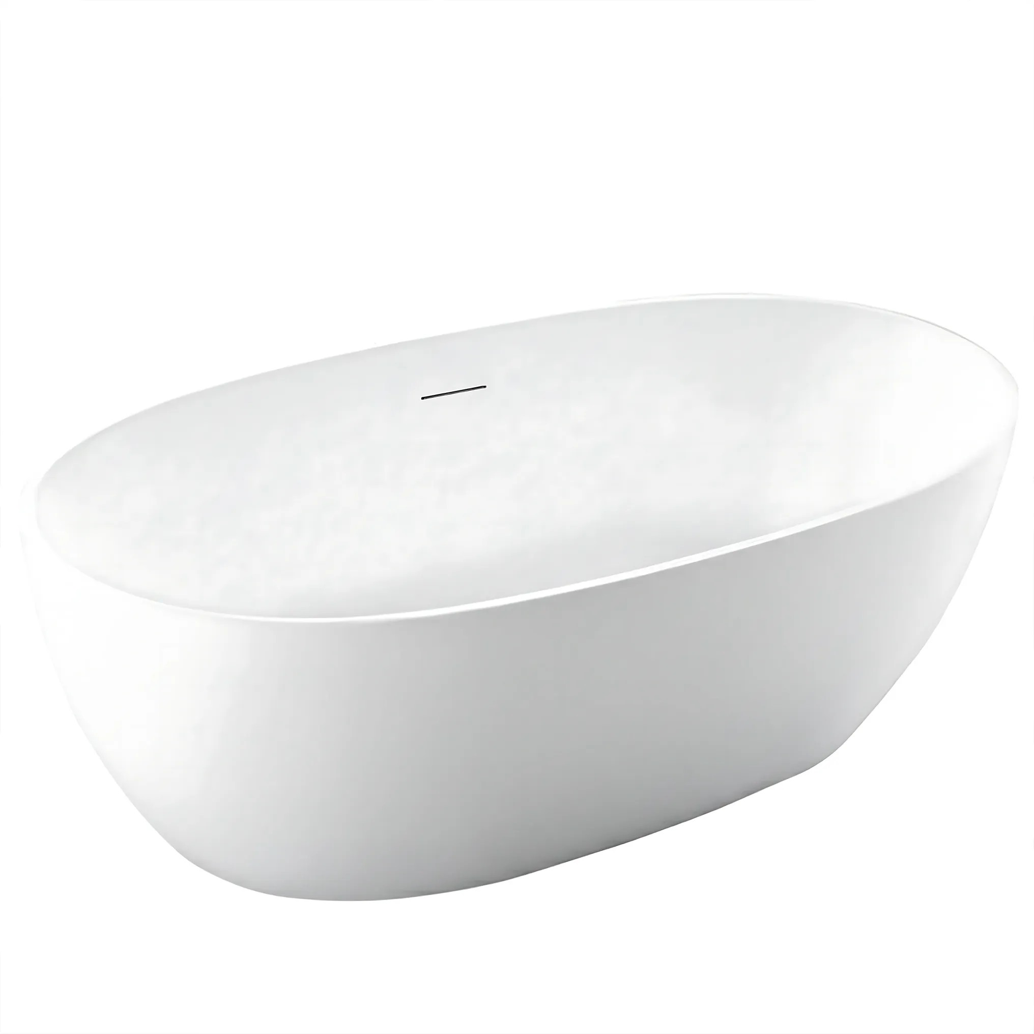 REA Fristående Badkar ROMA 170 Vit, 170x75x59,5cm