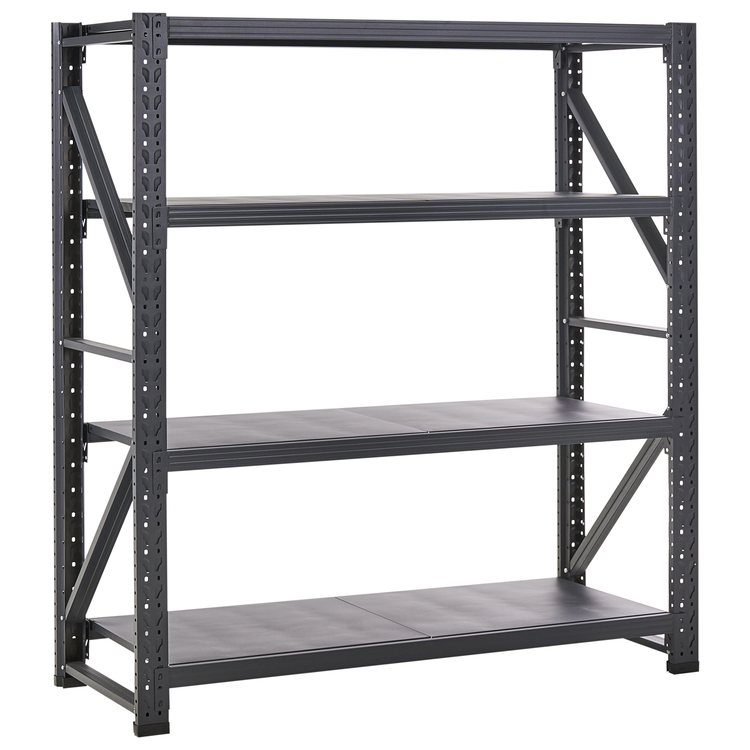 Garagehyllor FIUGGI 200 cm 200 cm Metall Svart