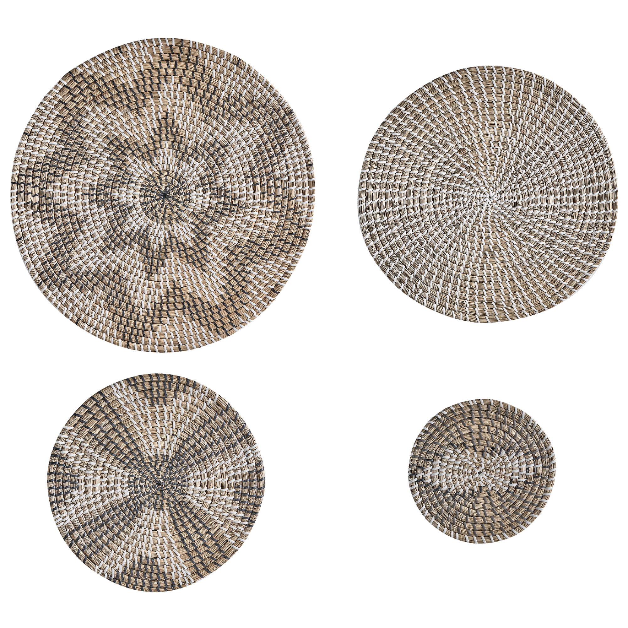Set med hängande dekorationer LAOCAI 45/40/30/20 cm Sjögräs Svart