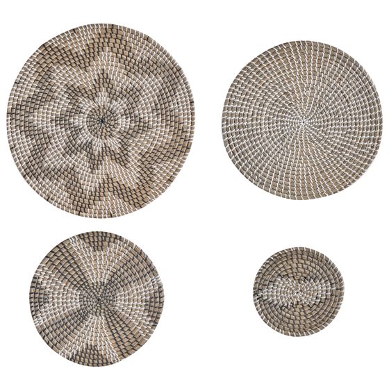 Set med hängande dekorationer LAOCAI 45/40/30/20 cm Sjögräs Svart