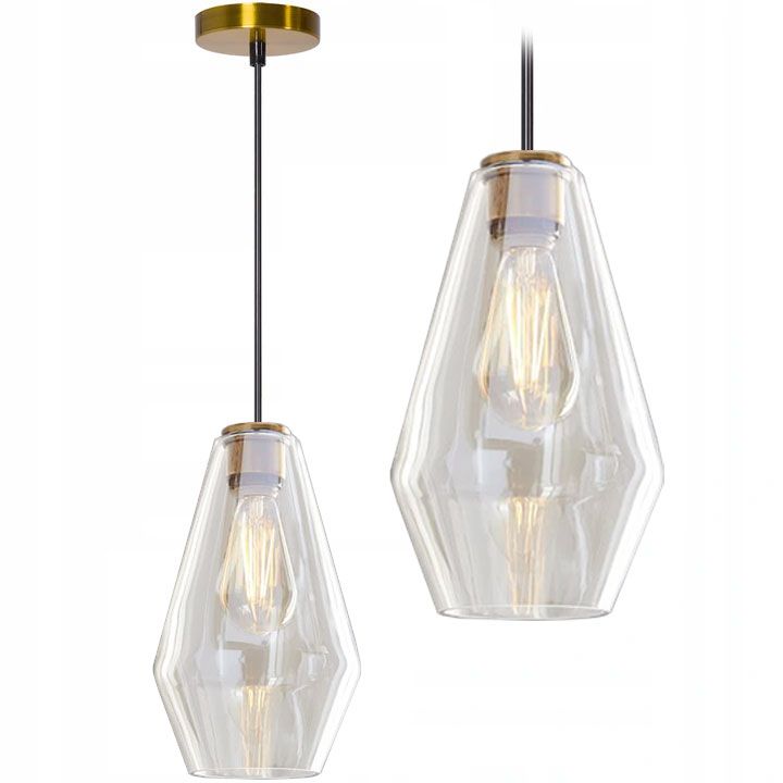 TOOLIGHT hängande taklampa APP438-1CP Transparent 29,5x18x29,5cm
