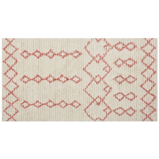 Matta BUXAR Beige 80 x 150 cm Bomull