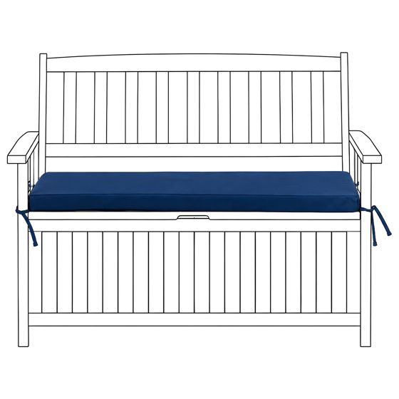 Sittdyna för bänk SOVANA 108 x 45 cm Blå