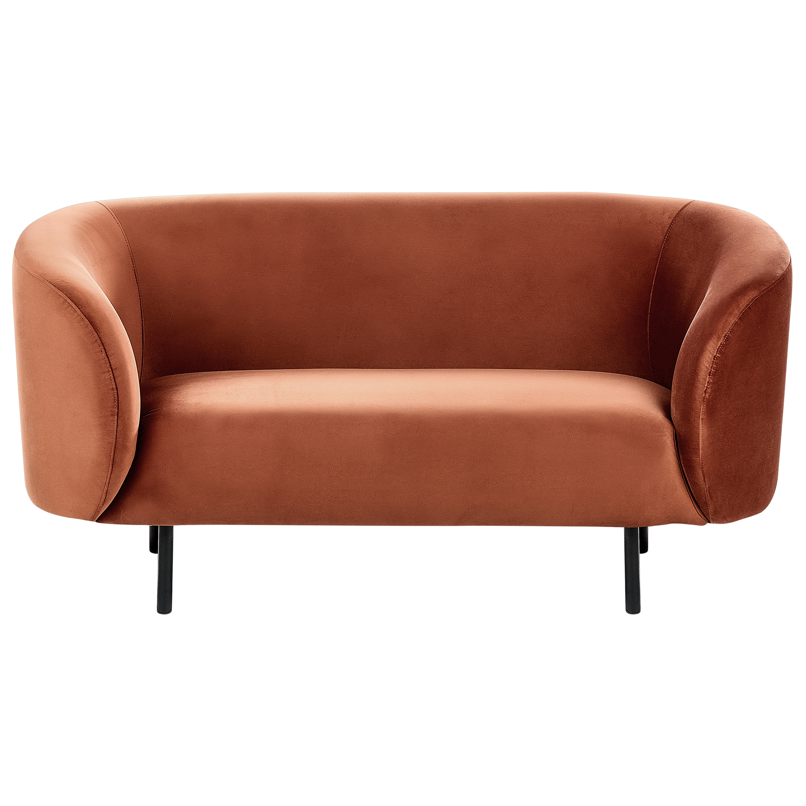 Soffa 2-sits LOEN Sammet Orange