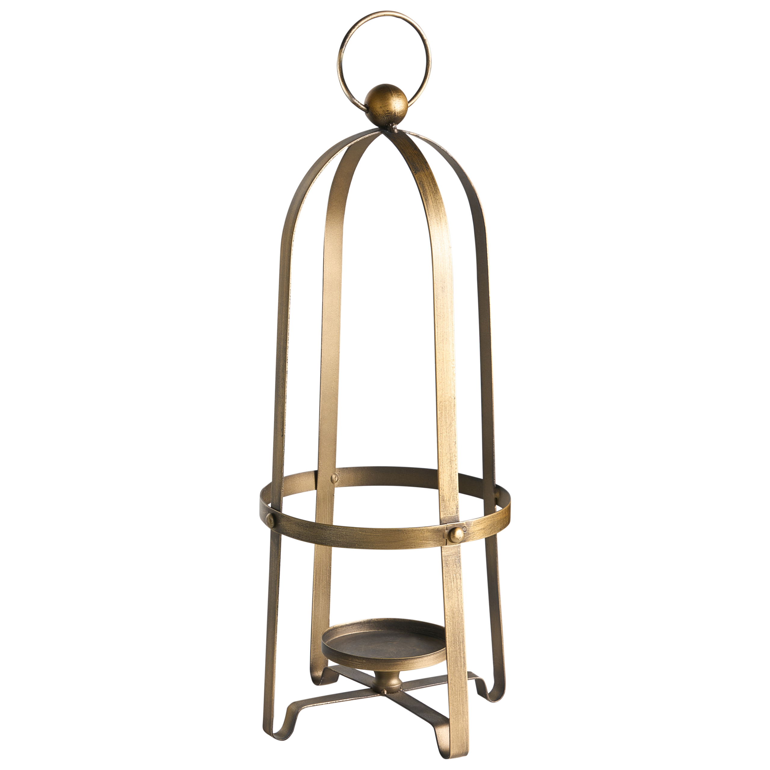 Ljusstake MARAWI 48 cm Metall Guld