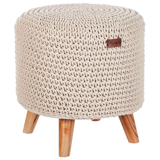 Pall Makramé MARDAN Bomull Beige