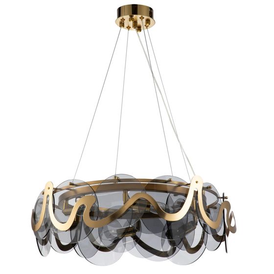 TOOLIGHT hängande taklampa APP1545-8CP Grå 58x58x4cm
