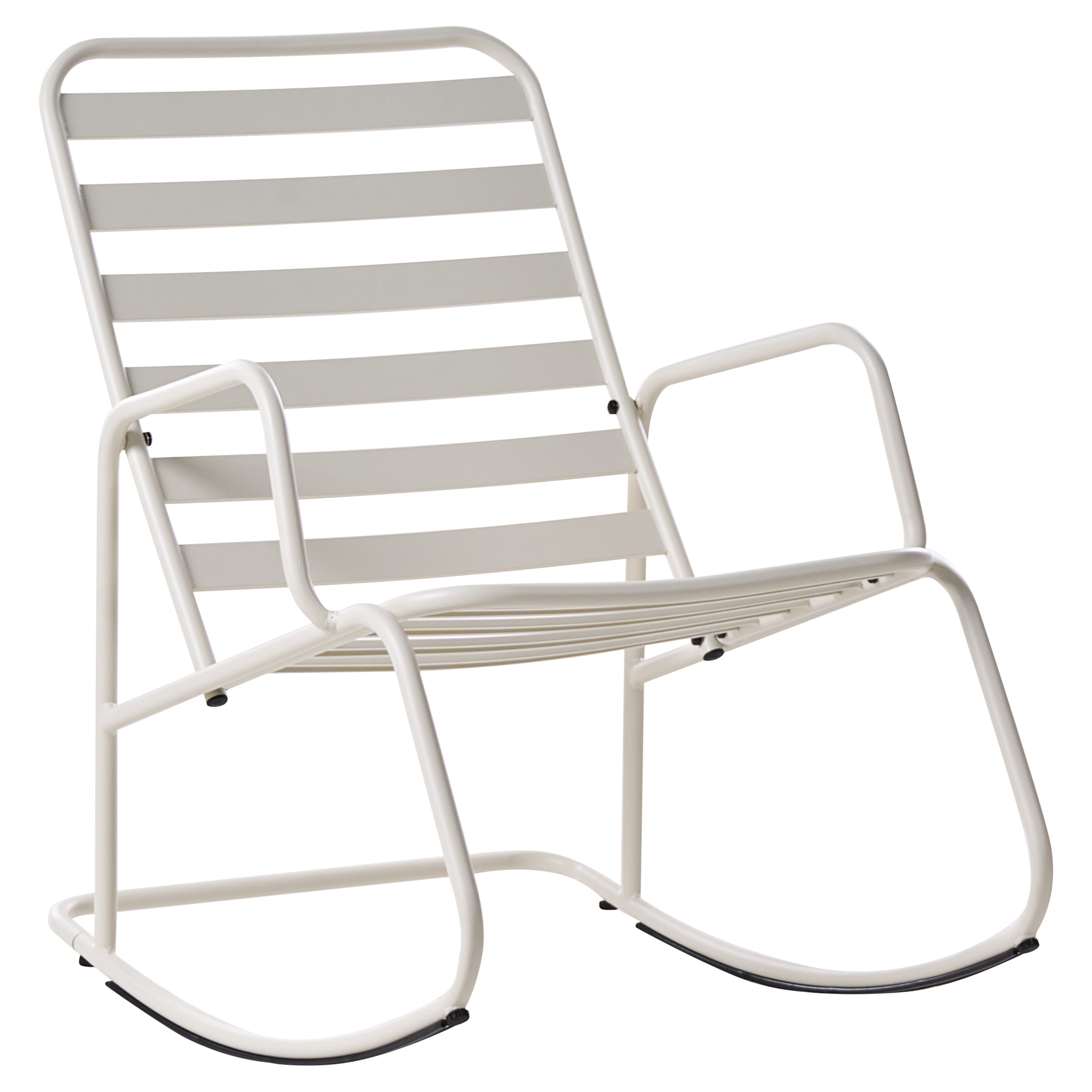 Trädgårdsgungstol TURI Metall Off-White