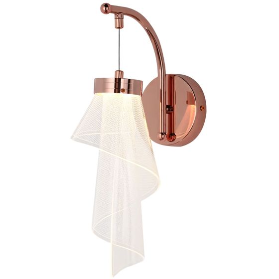 TOOLIGHT vägglampa APP1766-1W Roséguld 10x18x52cm