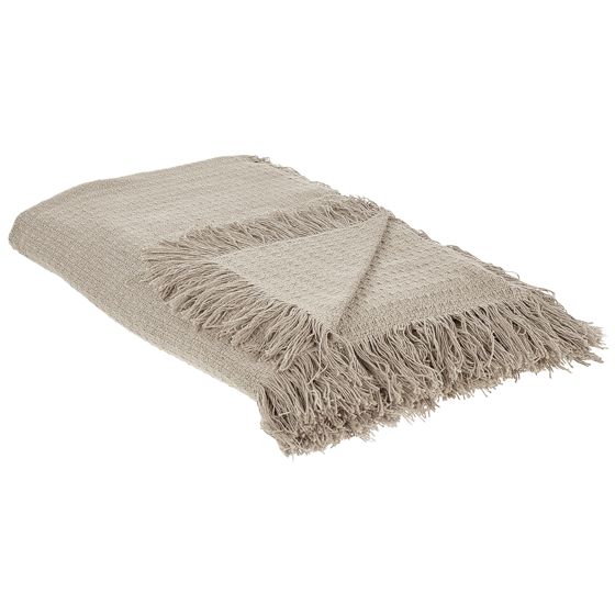 Sängöverkast YERBENT Bomull 200 x 220 cm Taupe