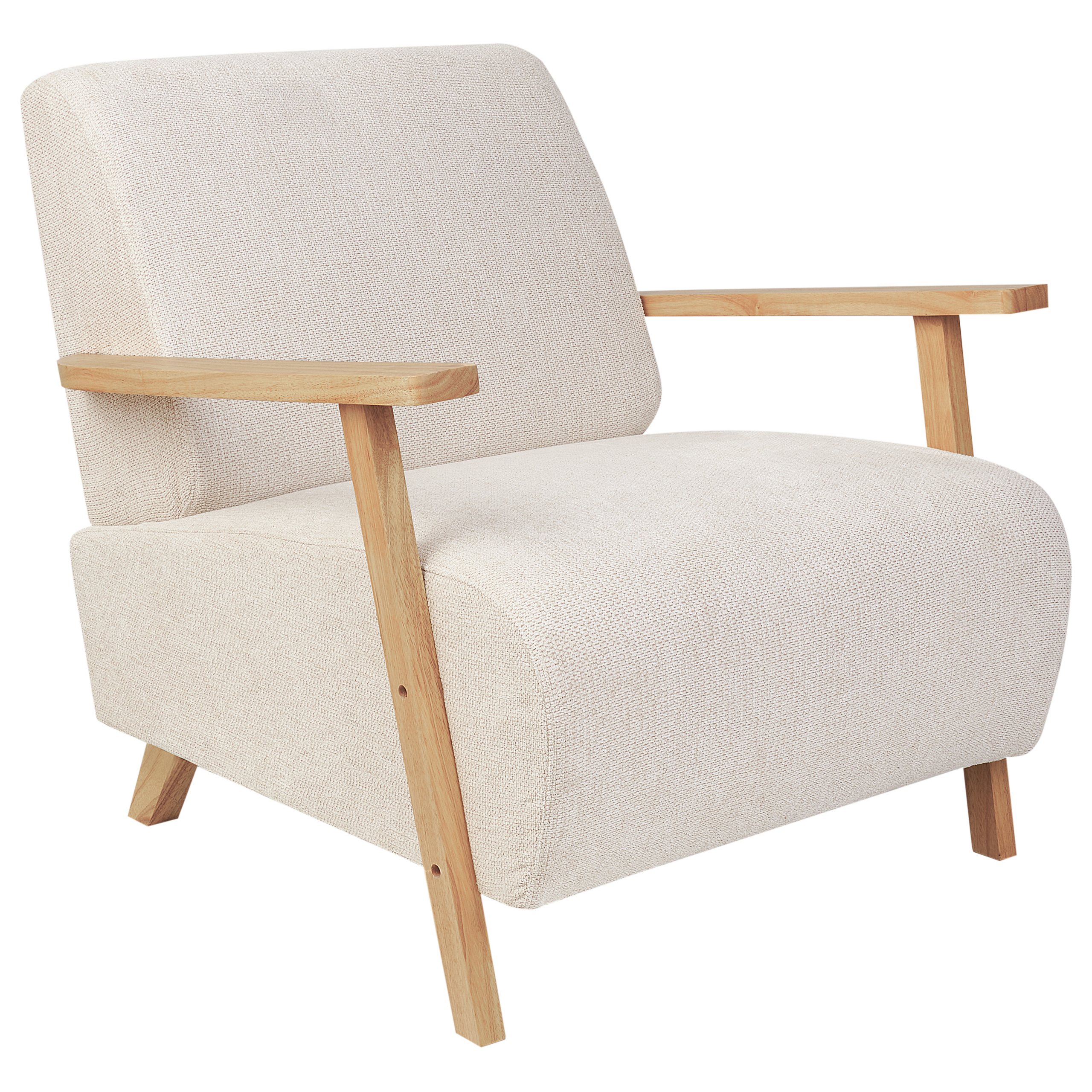 Fåtölj LESJA Ljusbeige