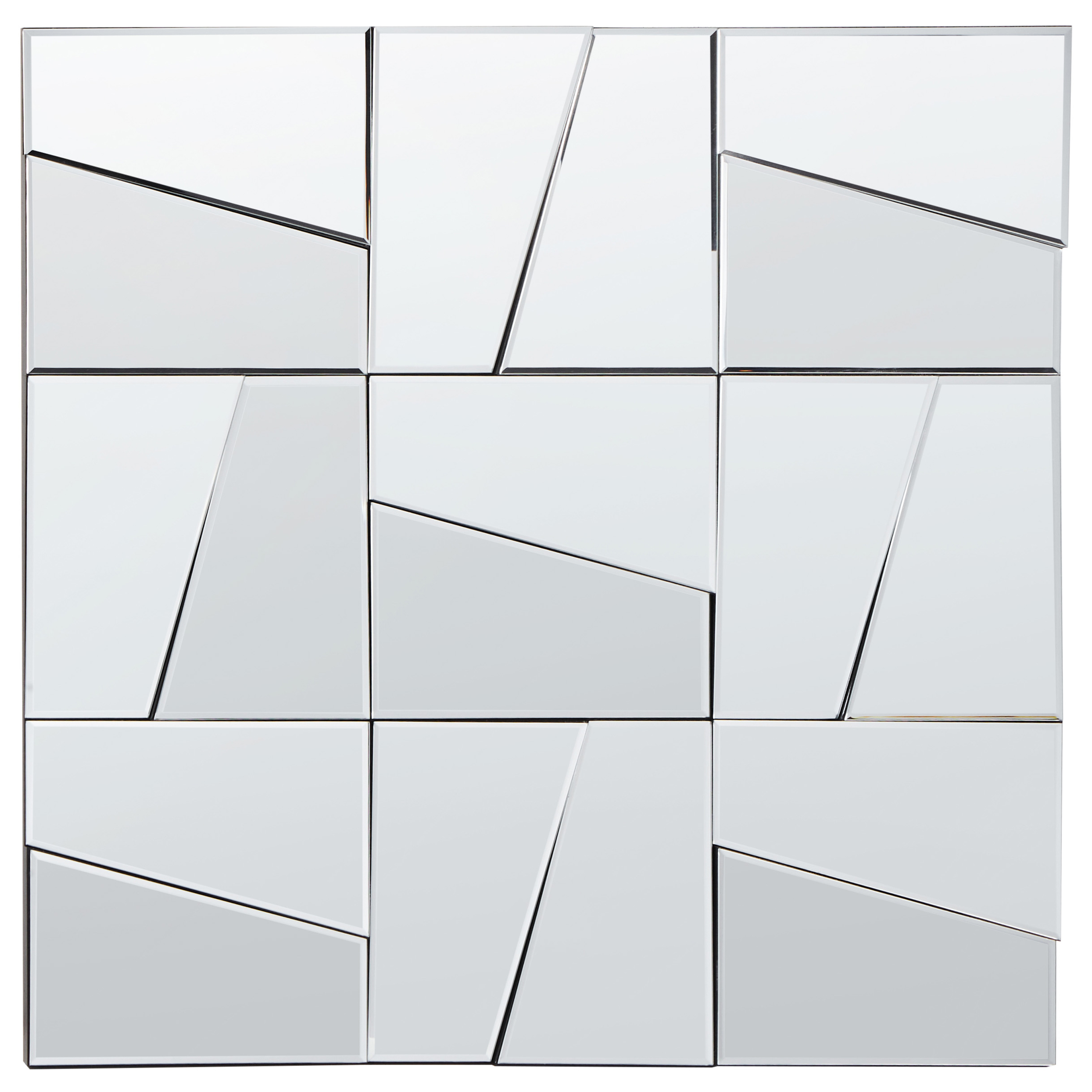 Väggspegel ANCEMONT 80 cm 80 cm Silver