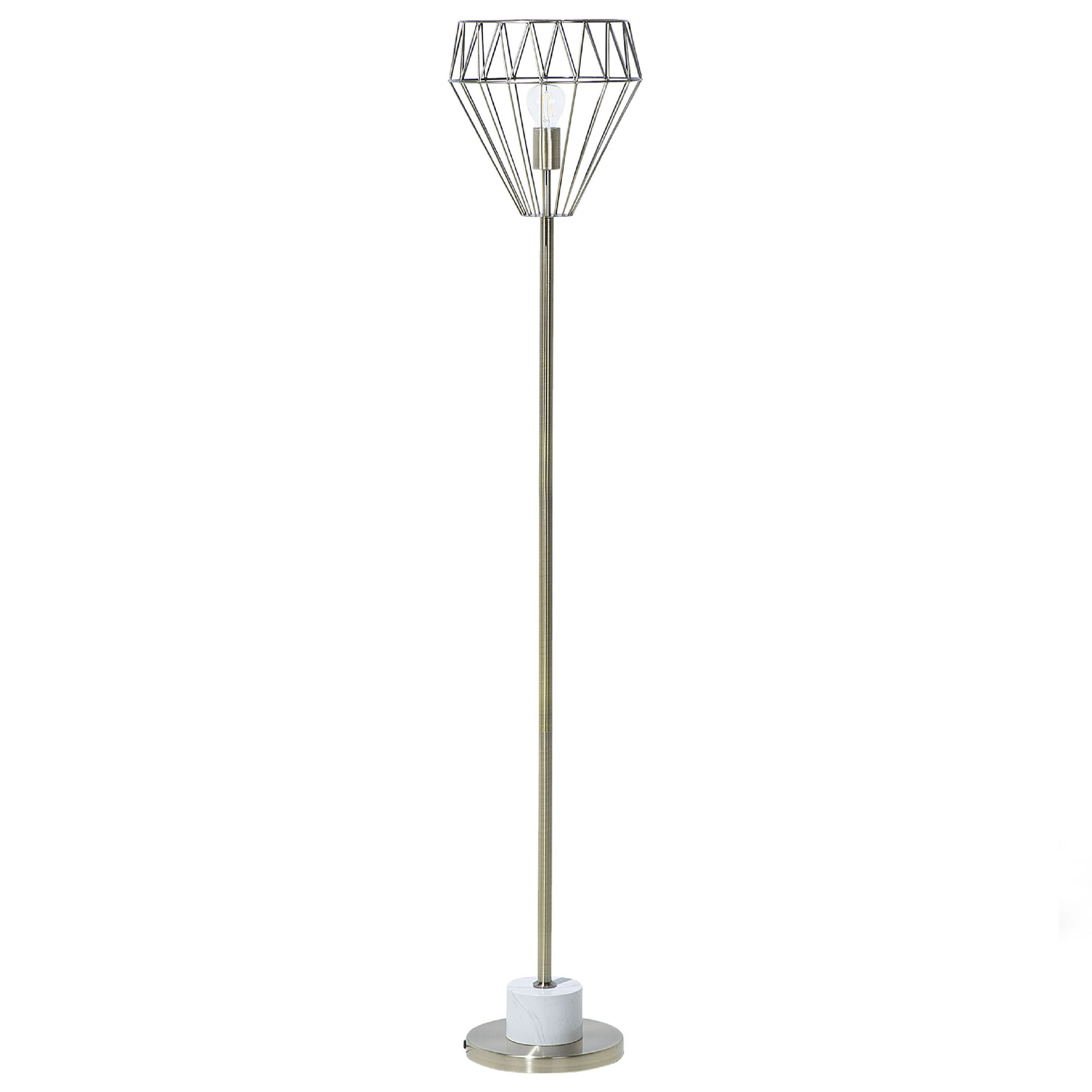 Golvlampa MOONI Metall Mässing