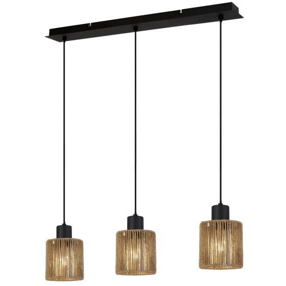 TOOLIGHT hängande taklampa APP1821-3CP Svart 160x140x160cm