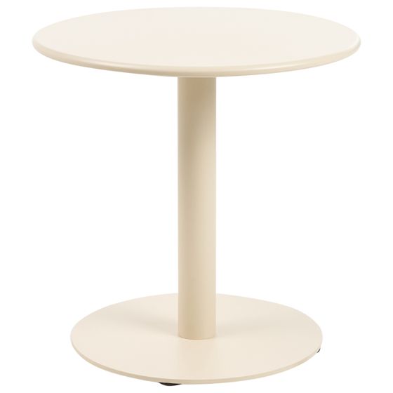 Trädgårdssoffbord VITTUONE 50 cm 50 cm Metall Beige