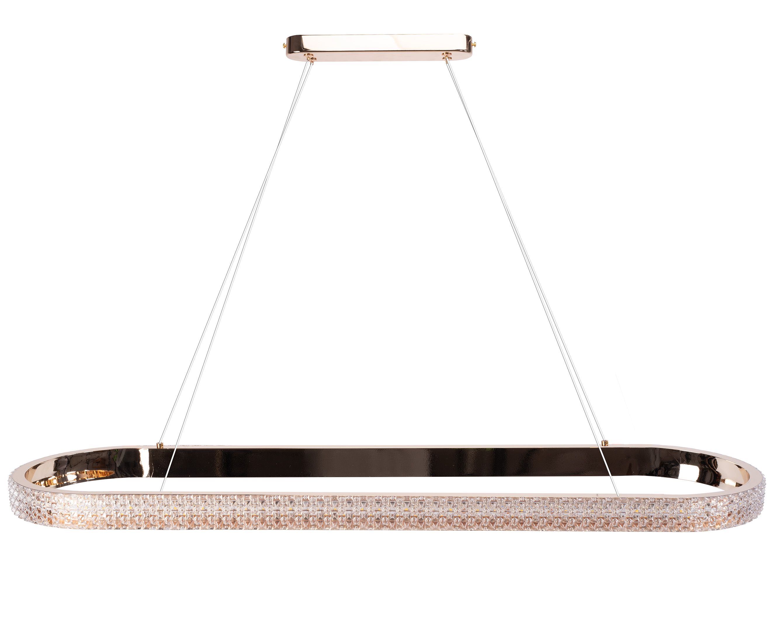 TOOLIGHT hängande taklampa APP1751-CP LED Guld 90x25x5cm
