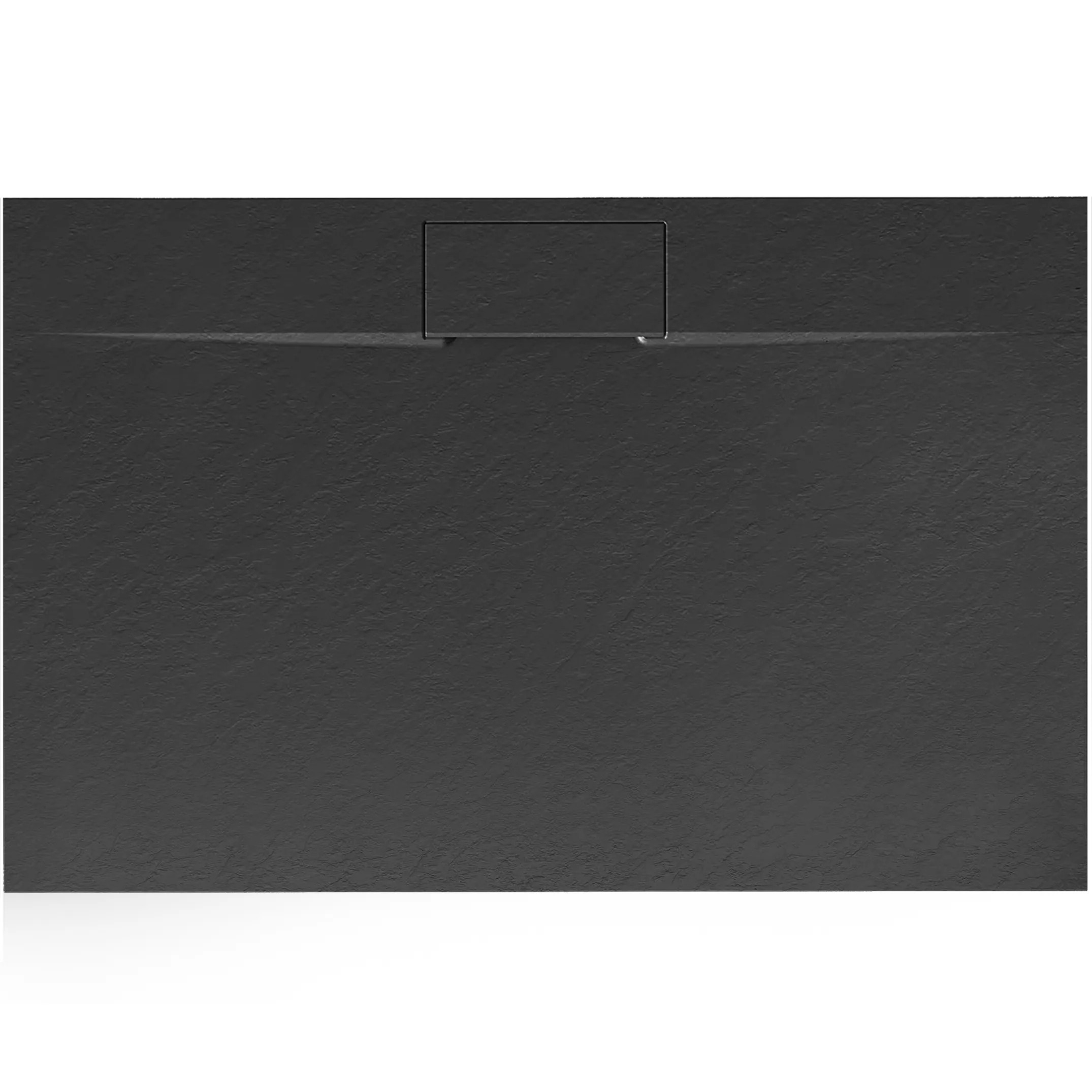 REA Duschkar Bazalt Long 90x120 Svart, 90x120x2,5cm