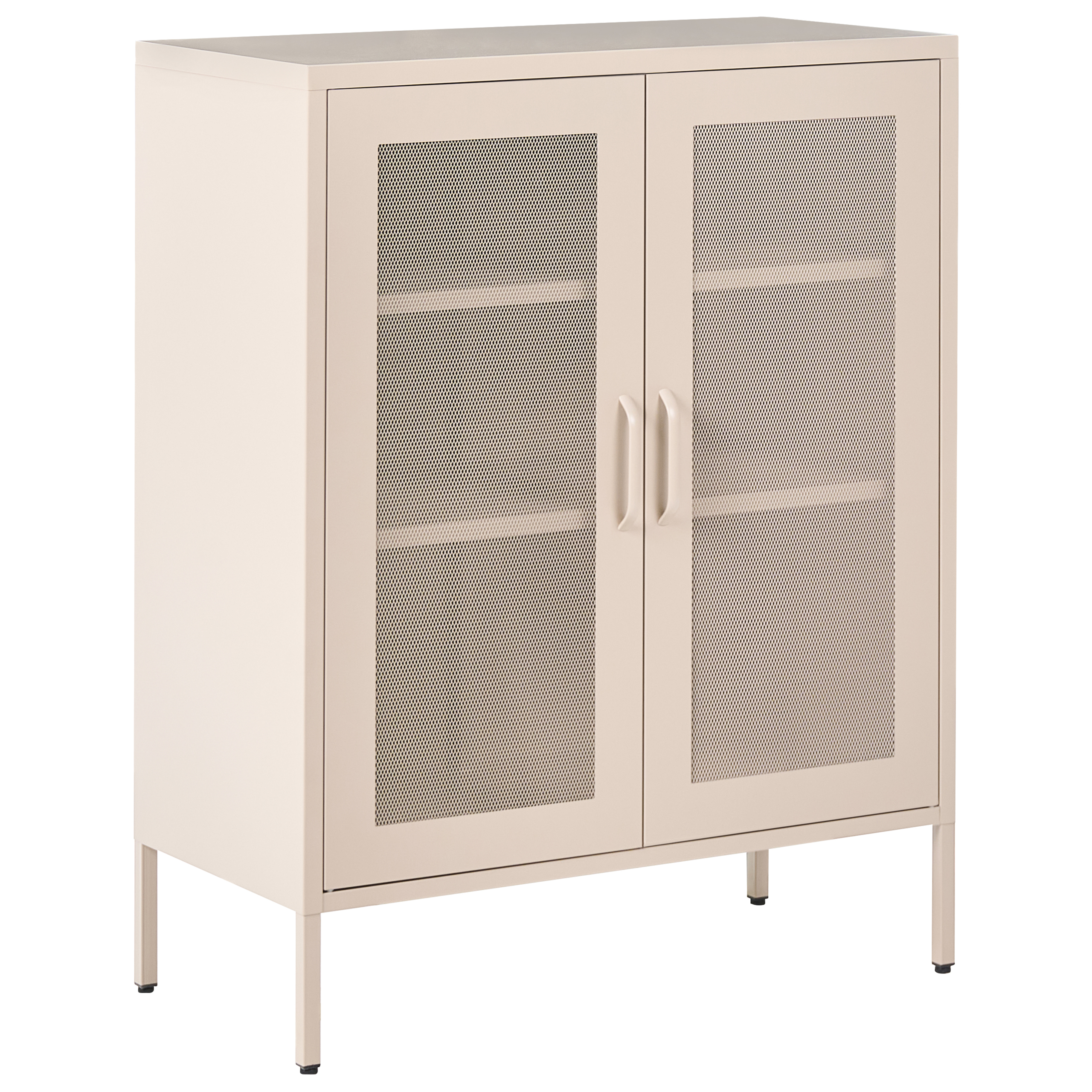 Skåp WAKATIPU Metall Beige