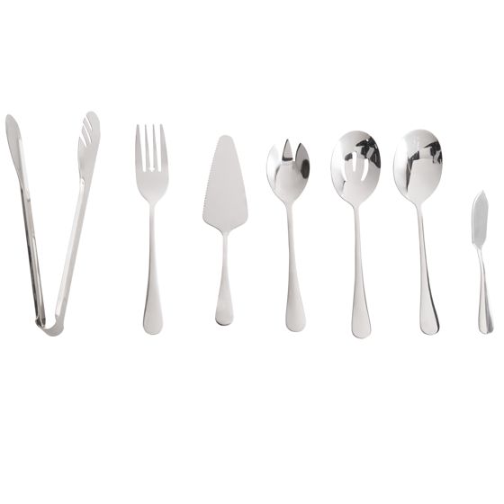 7-delars set med köksredskap ZITI Silver