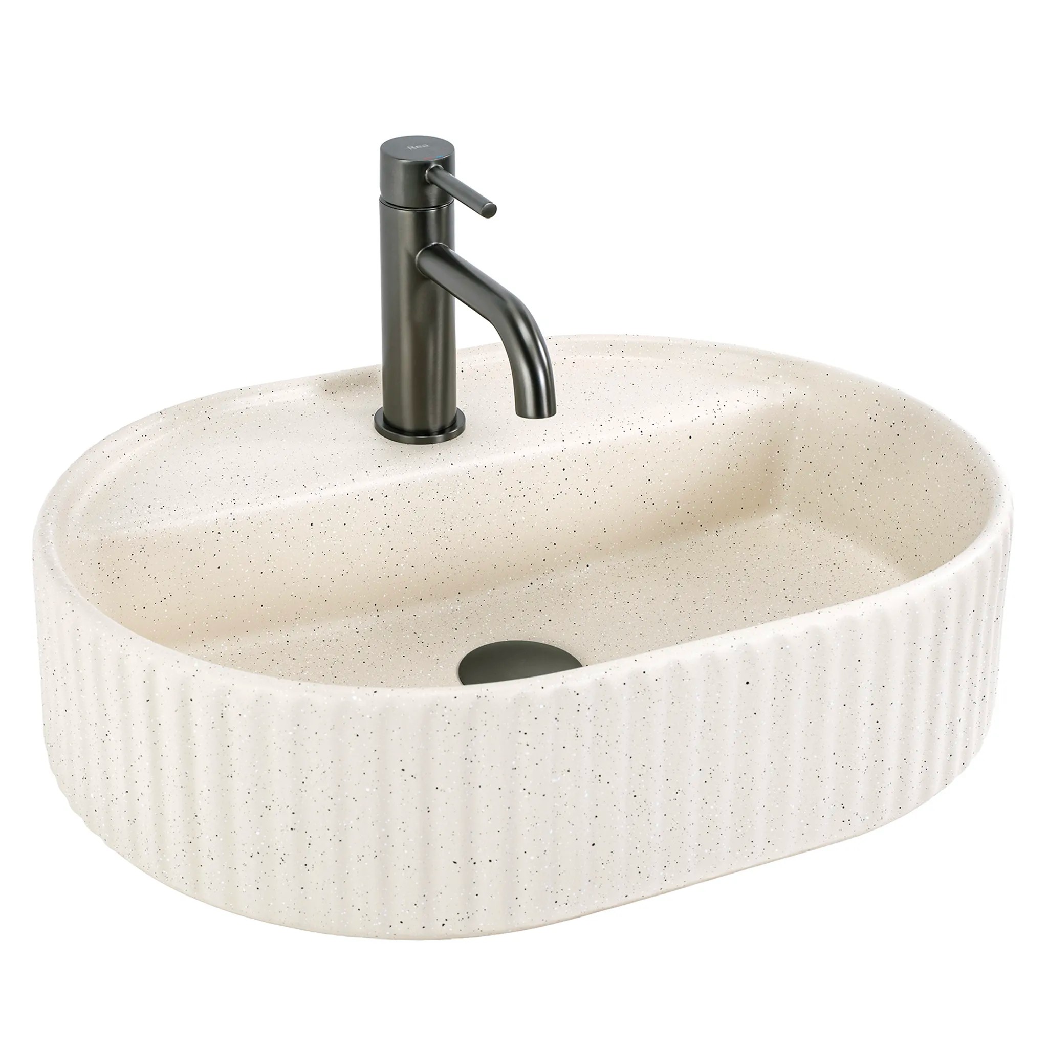 REA Bänkskål Marcela 50 Vanilla Beige, 50x35,5x13,5cm