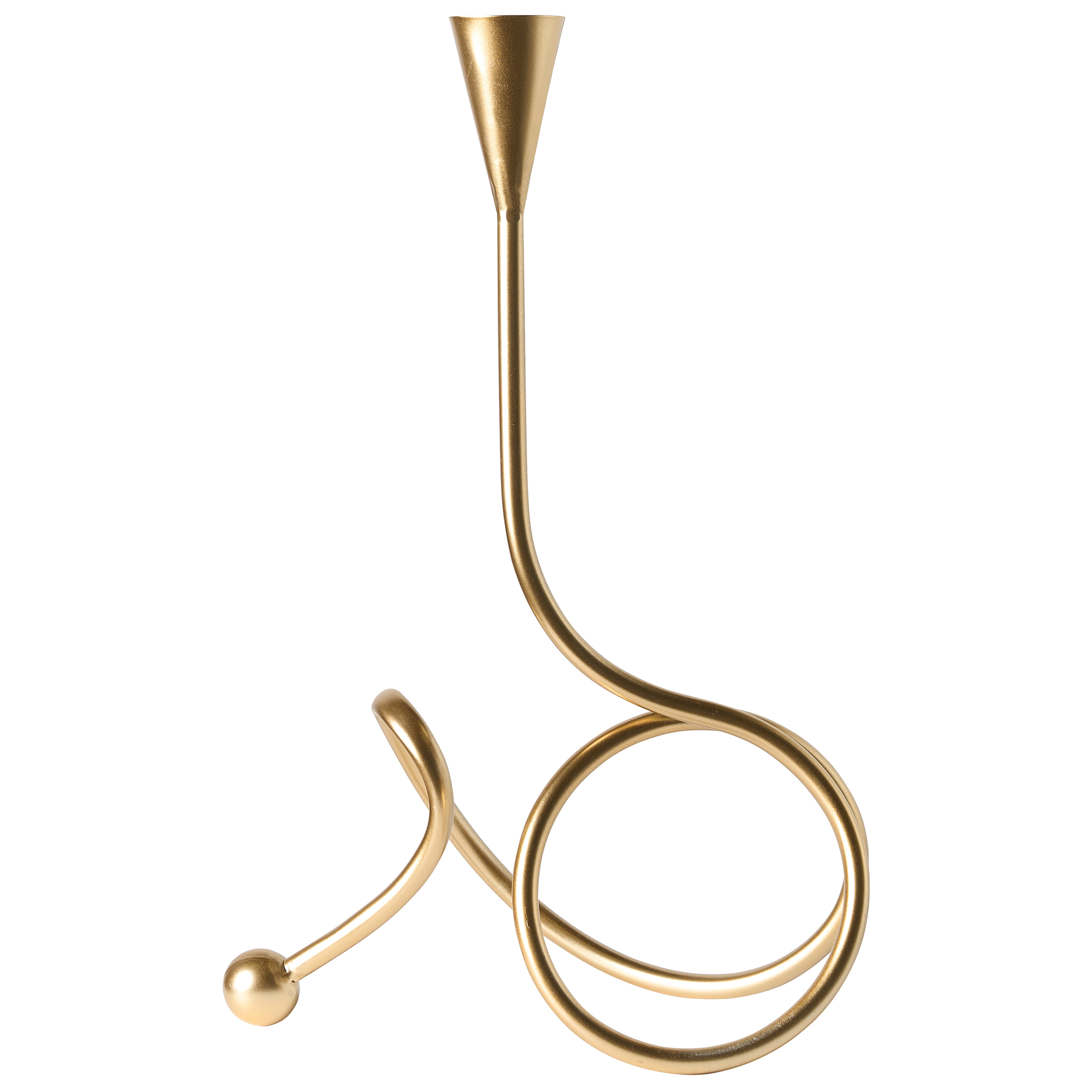 Ljusstake AROUCA 40 cm Metall Guld
