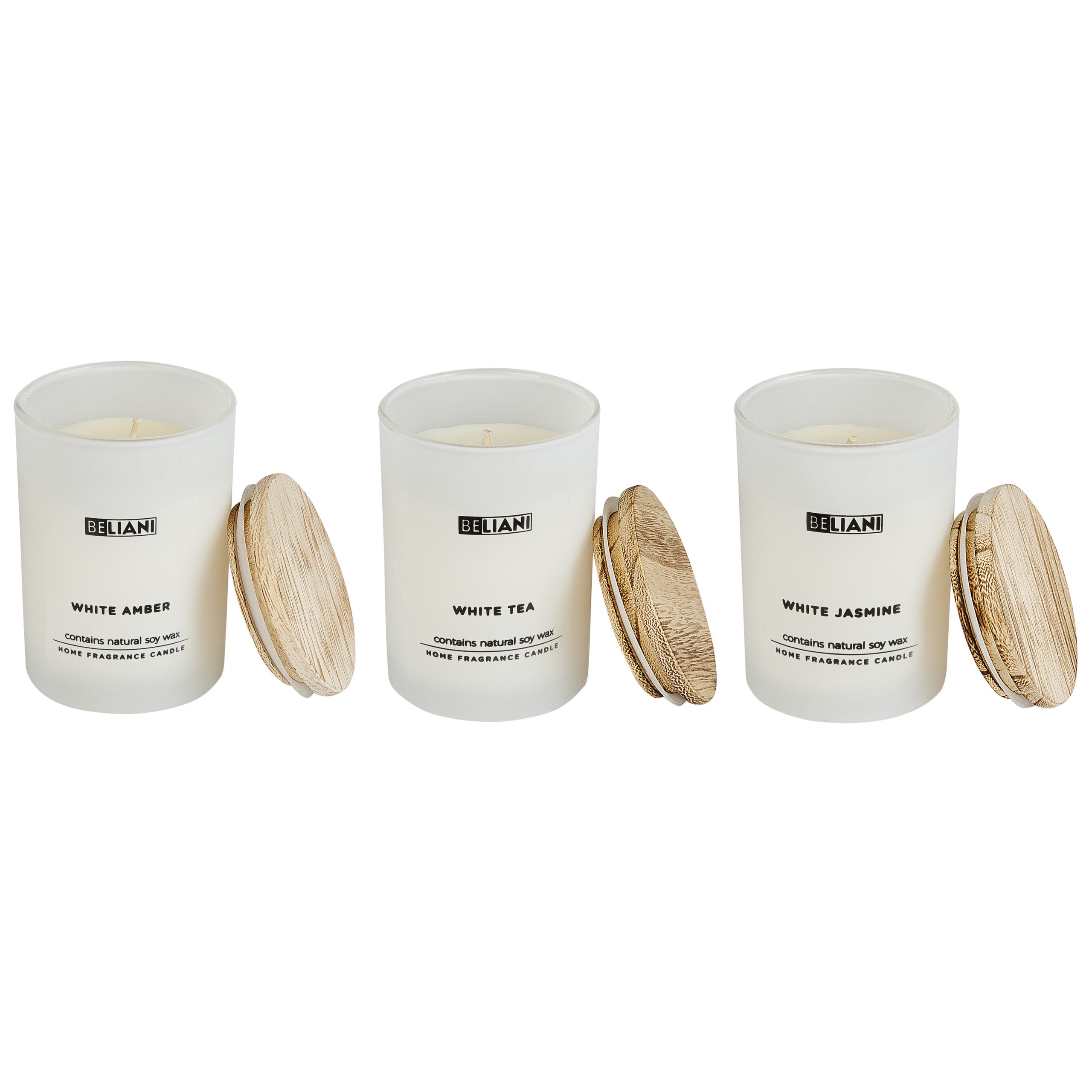 Doftljus 3-pack SIMPLICITY Sojavax Friska doftnoter Blommiga doftnoter