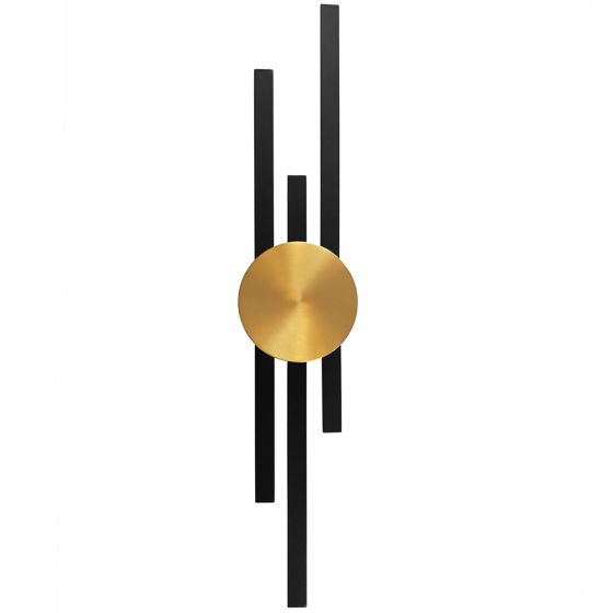 TOOLIGHT vägglampa APP1437-W LED Svart 6,5x12x63cm