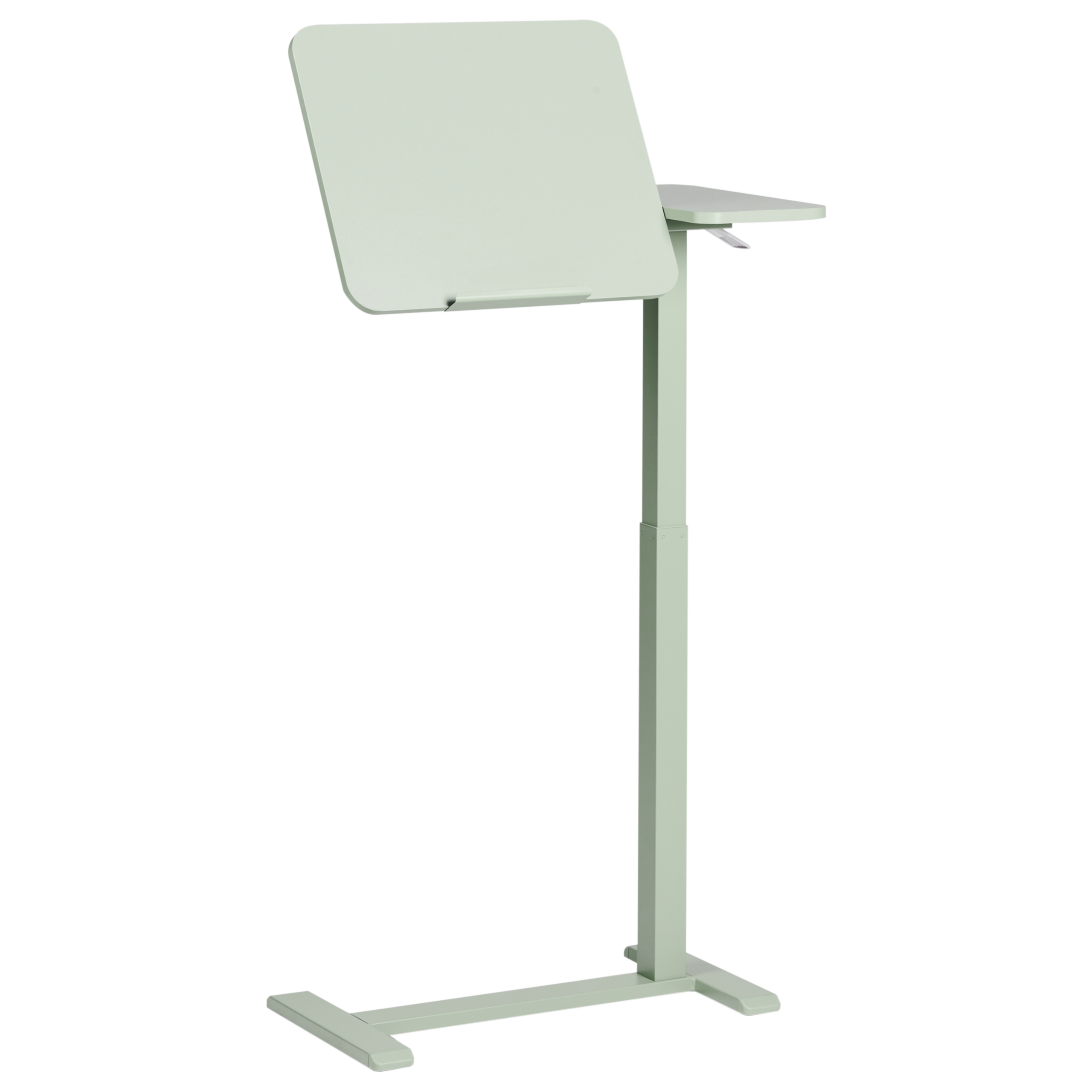Manuellt justerbart laptopstativ SCHOLA 70 cm 40 cm Ljusgrön