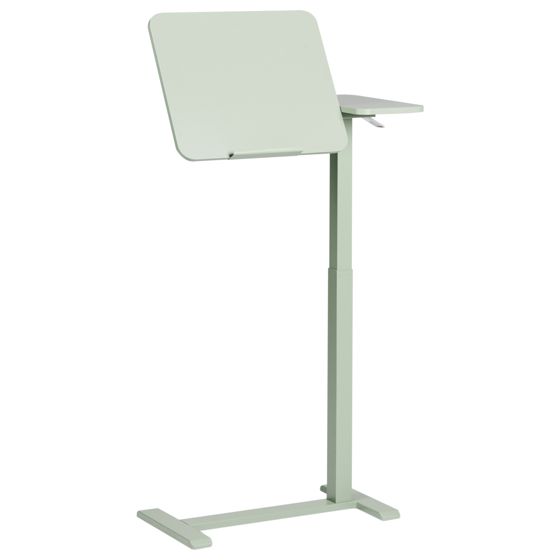 Manuellt justerbart laptopstativ SCHOLA 70 cm 40 cm Ljusgrön