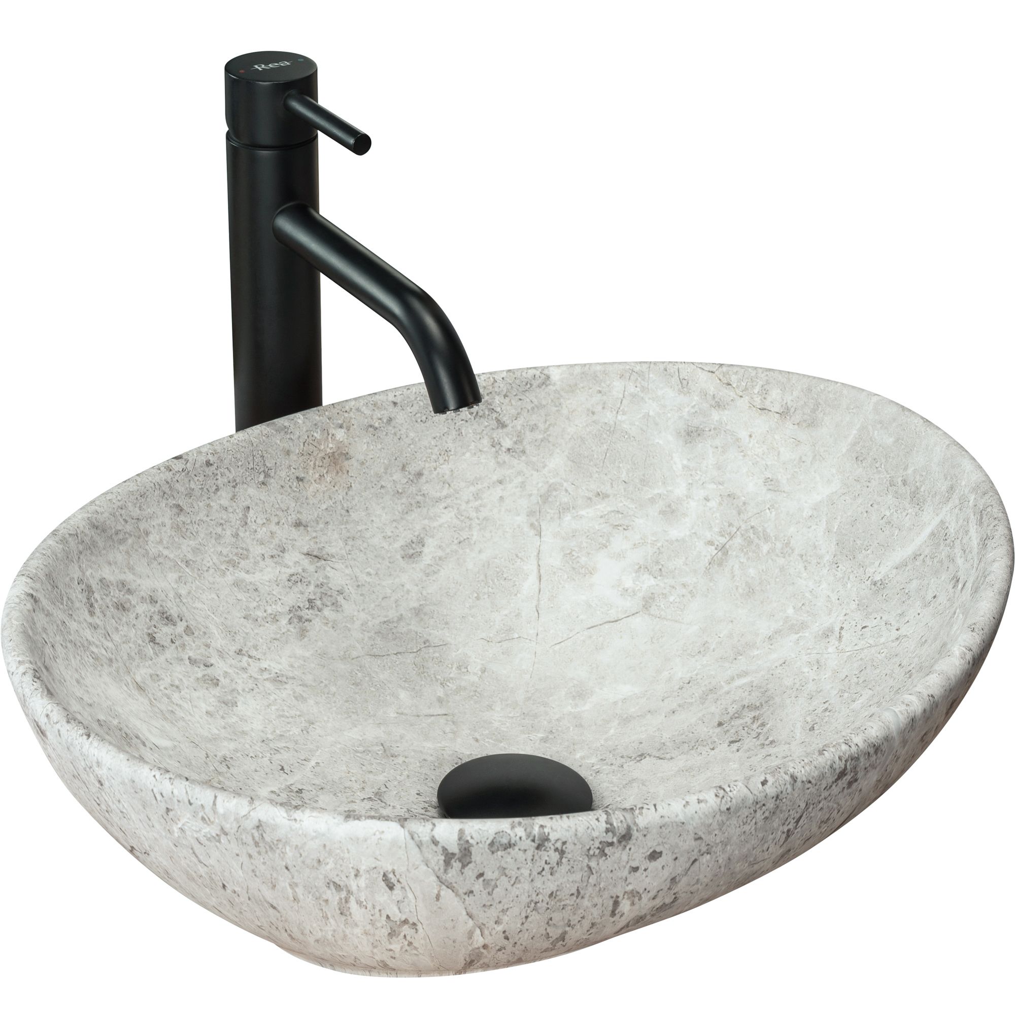 REA Bänkskål SOFIA LIGHT STONE Grå, 41x34,5x15cm