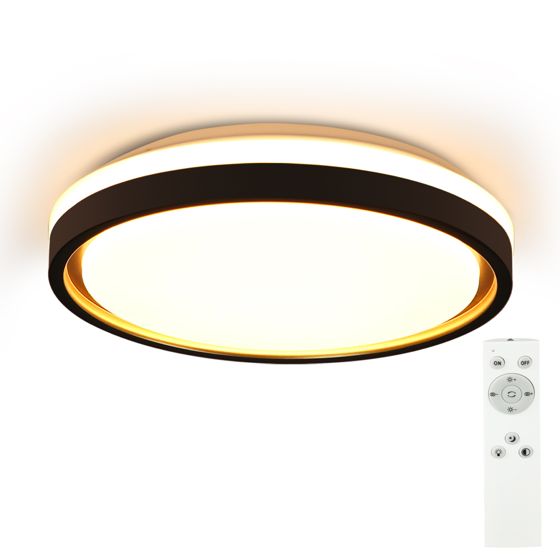 NETTLIFE LED - taklampa, svart, plast