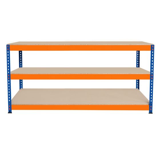 S-Rax skrivbord med 3 nivåer - 180 cm x 60 cm x 90 cm