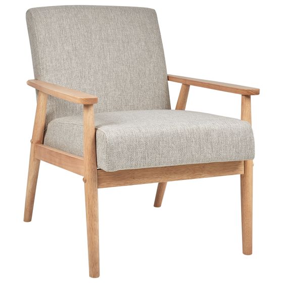 Fåtölj ESRUM Ljusbrun/ Grå