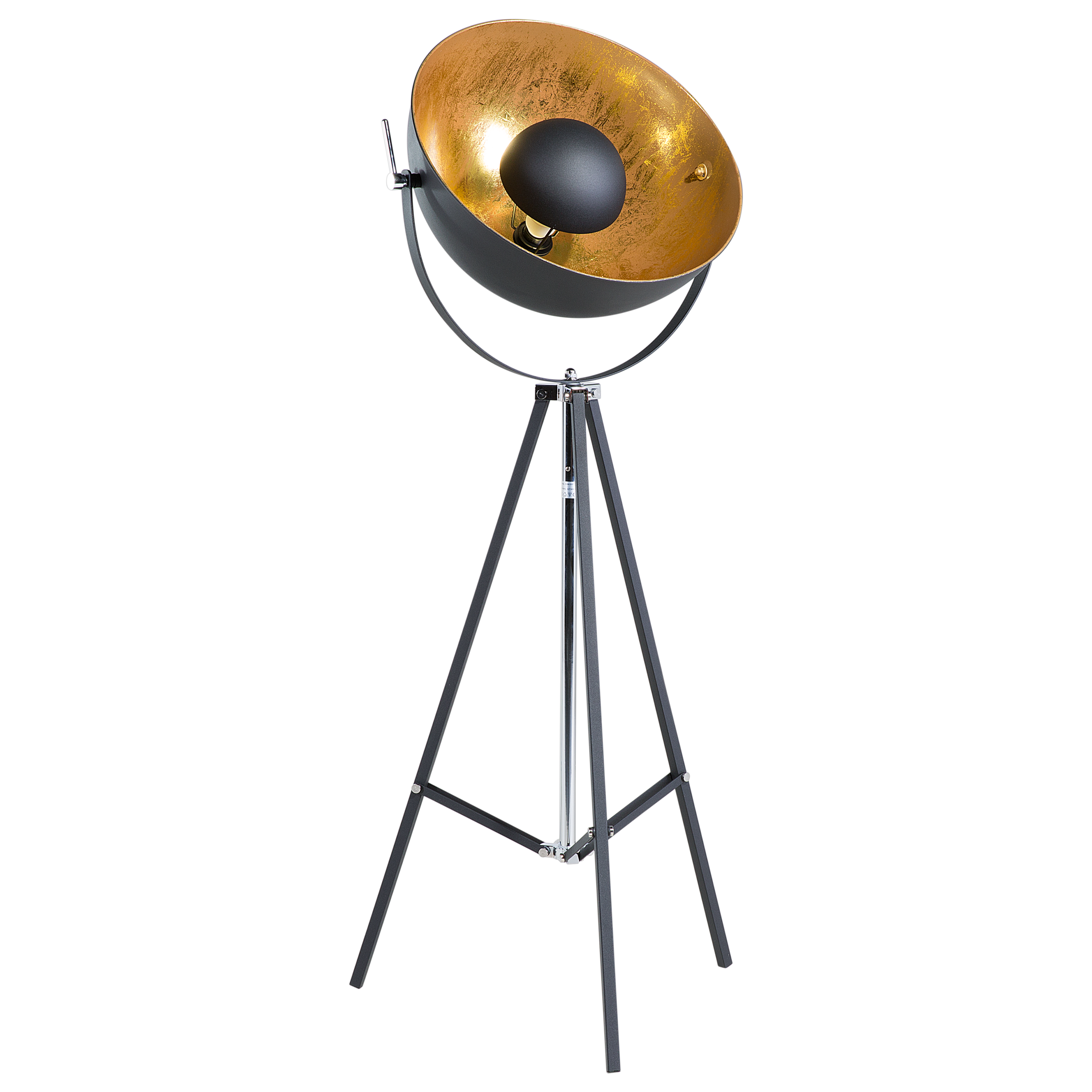 Golvlampa THAMES Metall Guld