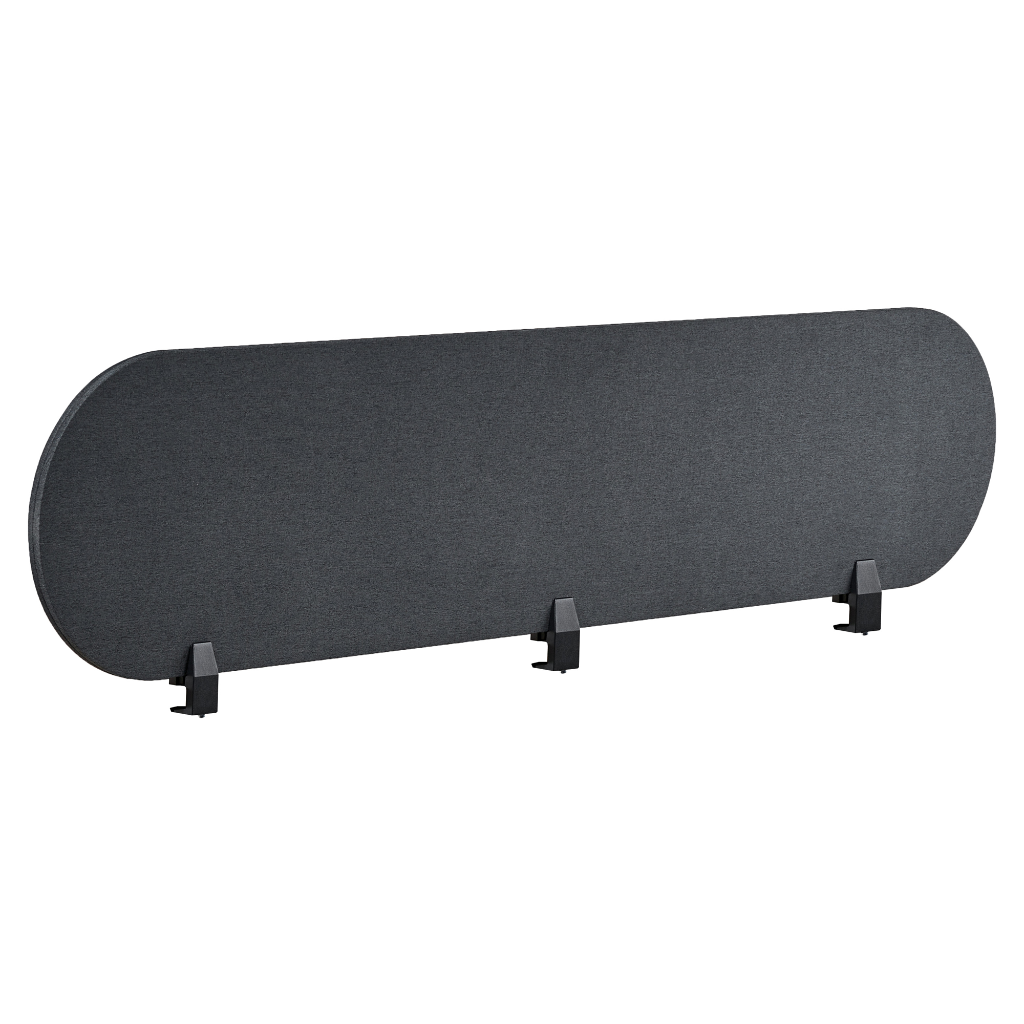 Skiljevägg för skrivbord SPARKY 180 x 40 cm Mörkgrå