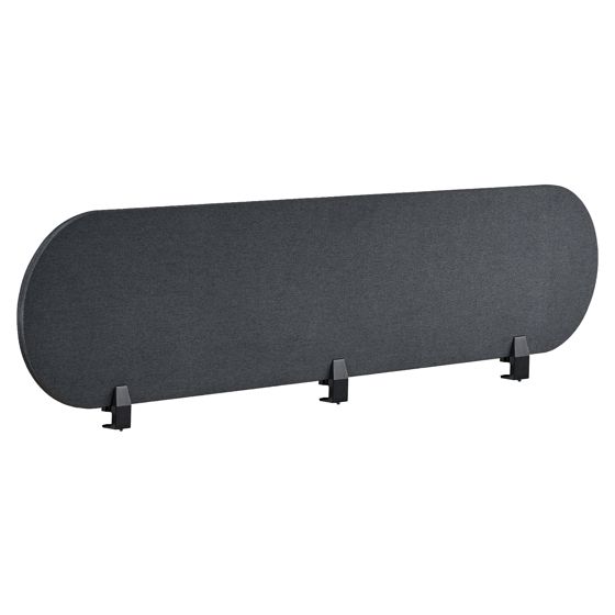 Skiljevägg för skrivbord SPARKY 180 x 40 cm Mörkgrå