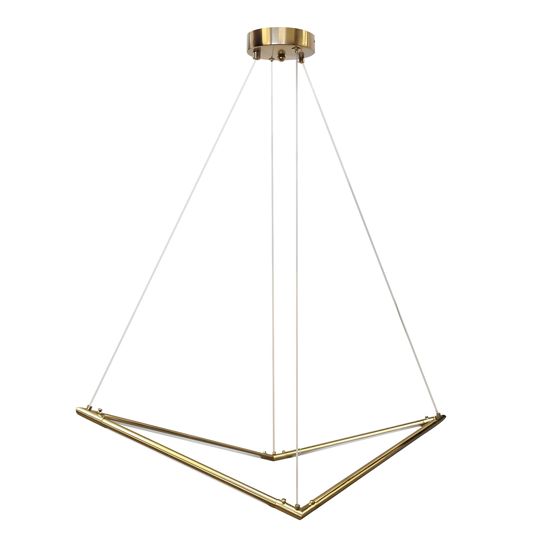 TOOLIGHT hängande taklampa APP1776-CP LED Borstat guld 83x57x95cm
