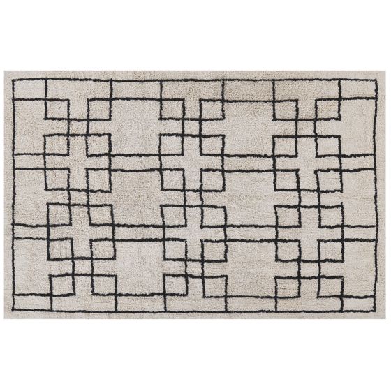 Matta TURHAL Beige 160 x 230 cm Bomull