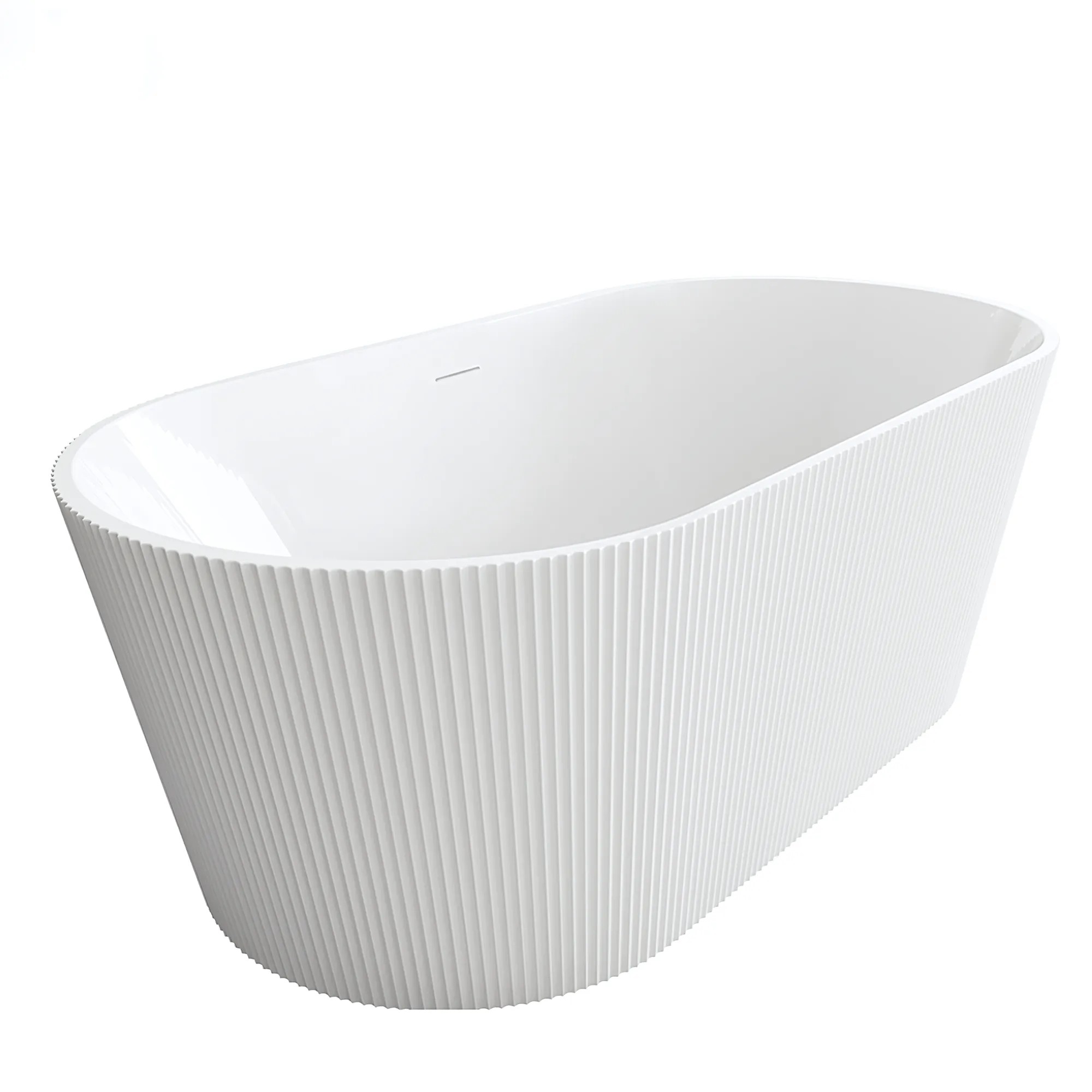 REA Fristående Badkar Ofelia 170 Vit, 170x74x59,5cm