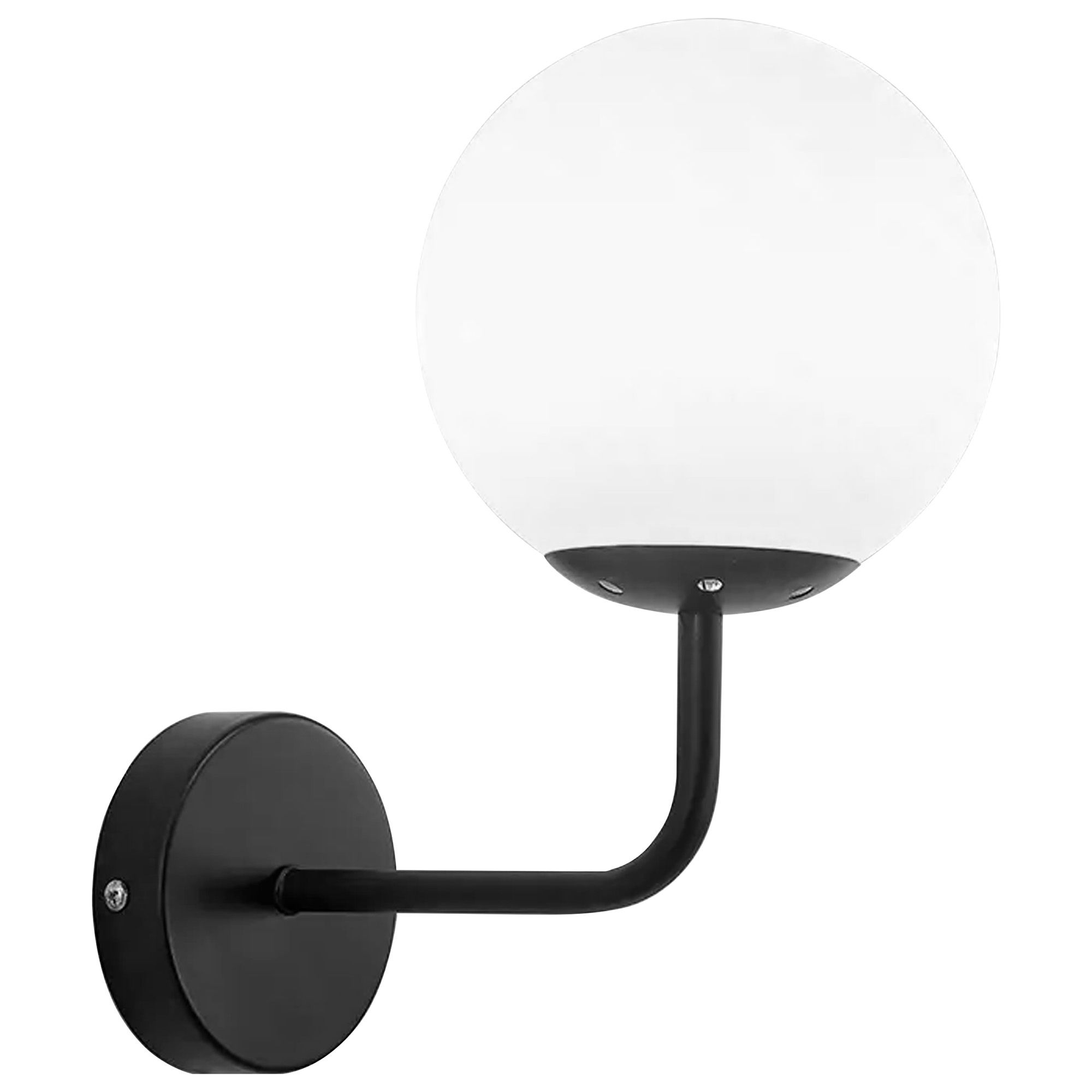 TOOLIGHT vägglampa G095-1W Svart/Vit 15x15x15cm