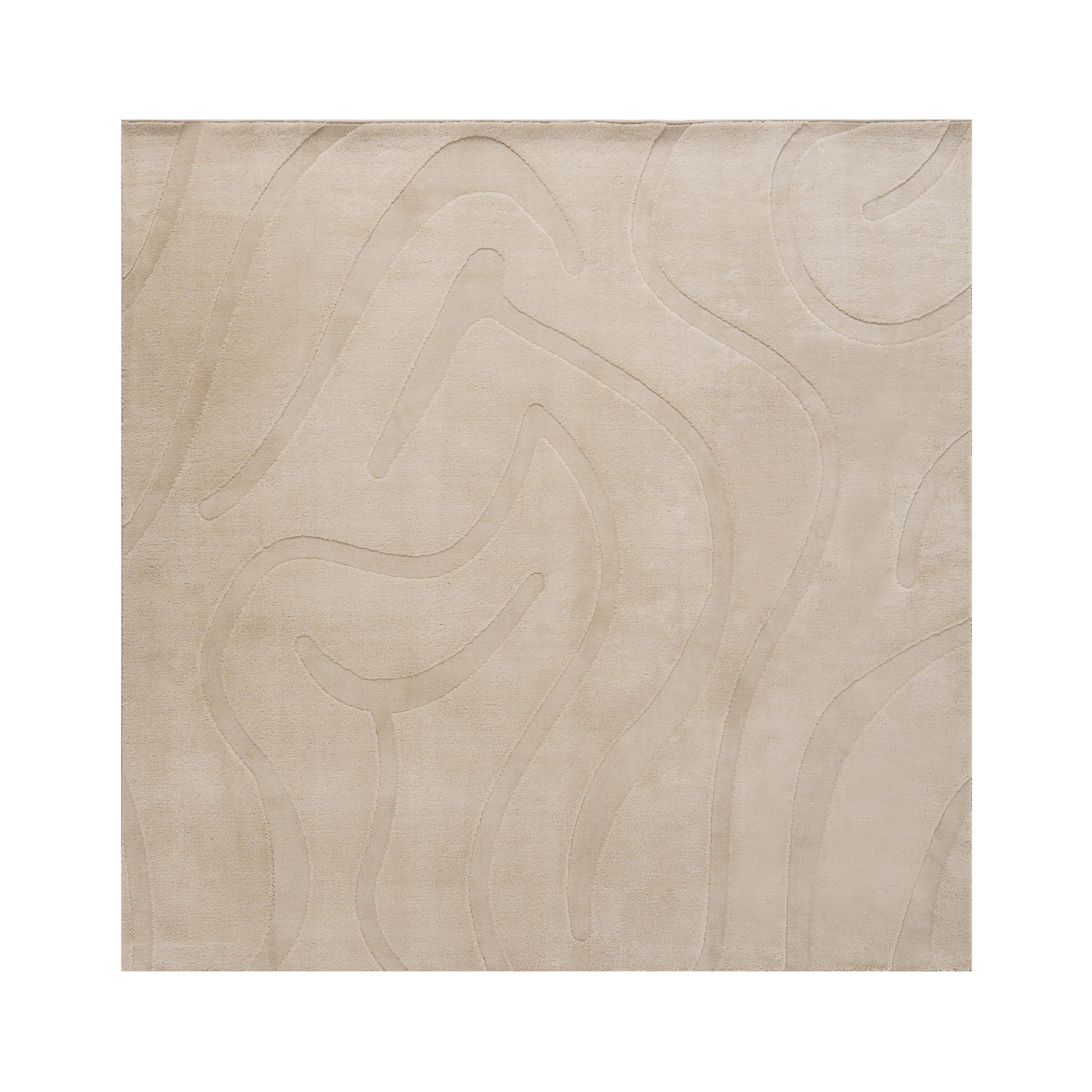 Matta SELVORI Beige 160 x 160 cm