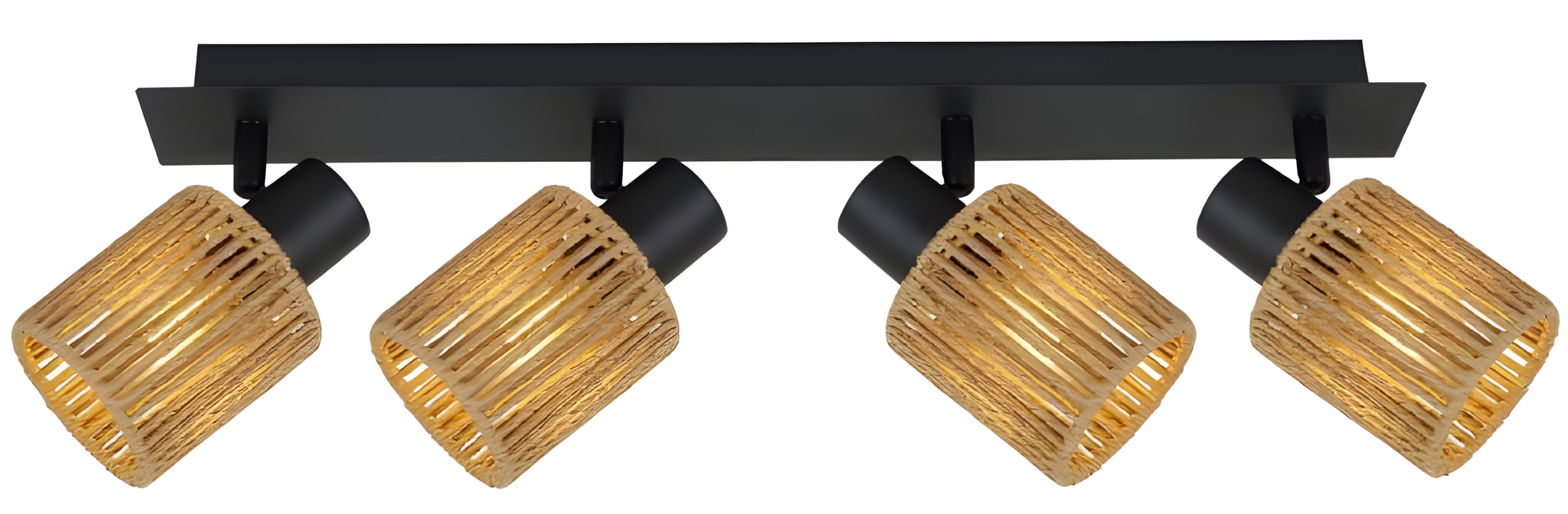 TOOLIGHT hängande taklampa APP1825-4W Svart 76x76x16cm