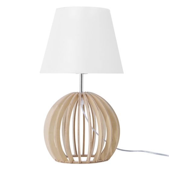 Bordslampa SAMO Brun/ Vit