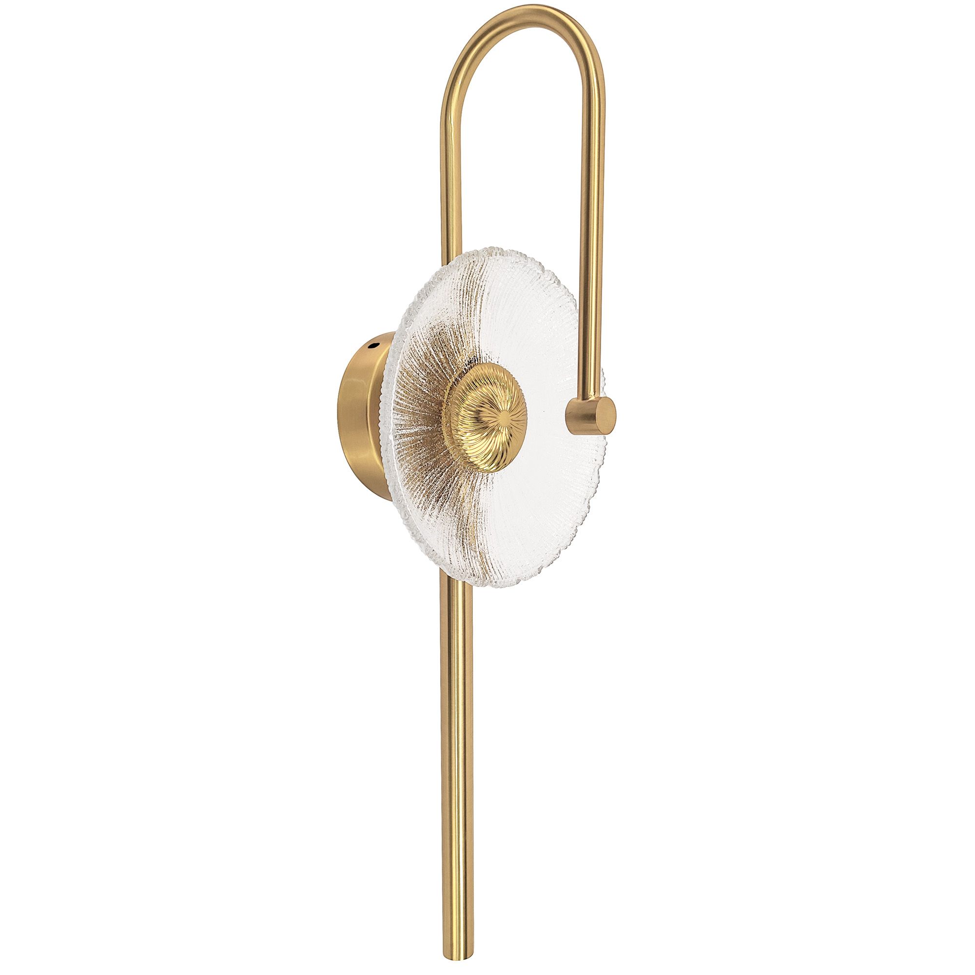 TOOLIGHT vägglampa LHJ072-W LED Borstat guld 18x14x52cm