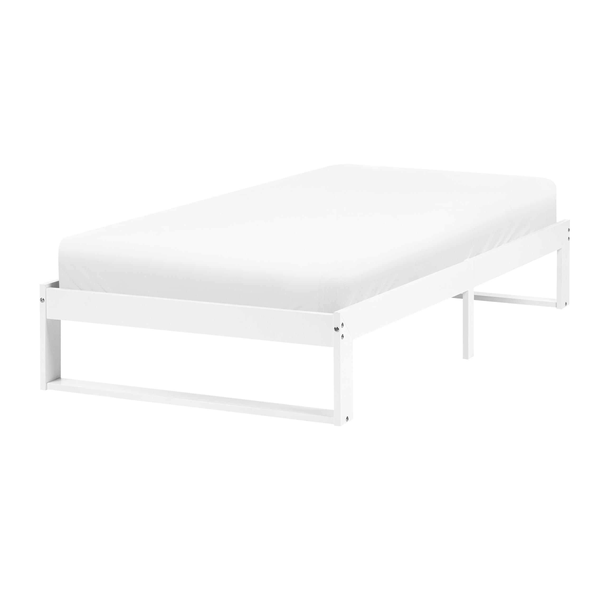 Säng utan huvudgavel Furu TALAIRAN 90 x 200 cm Vit