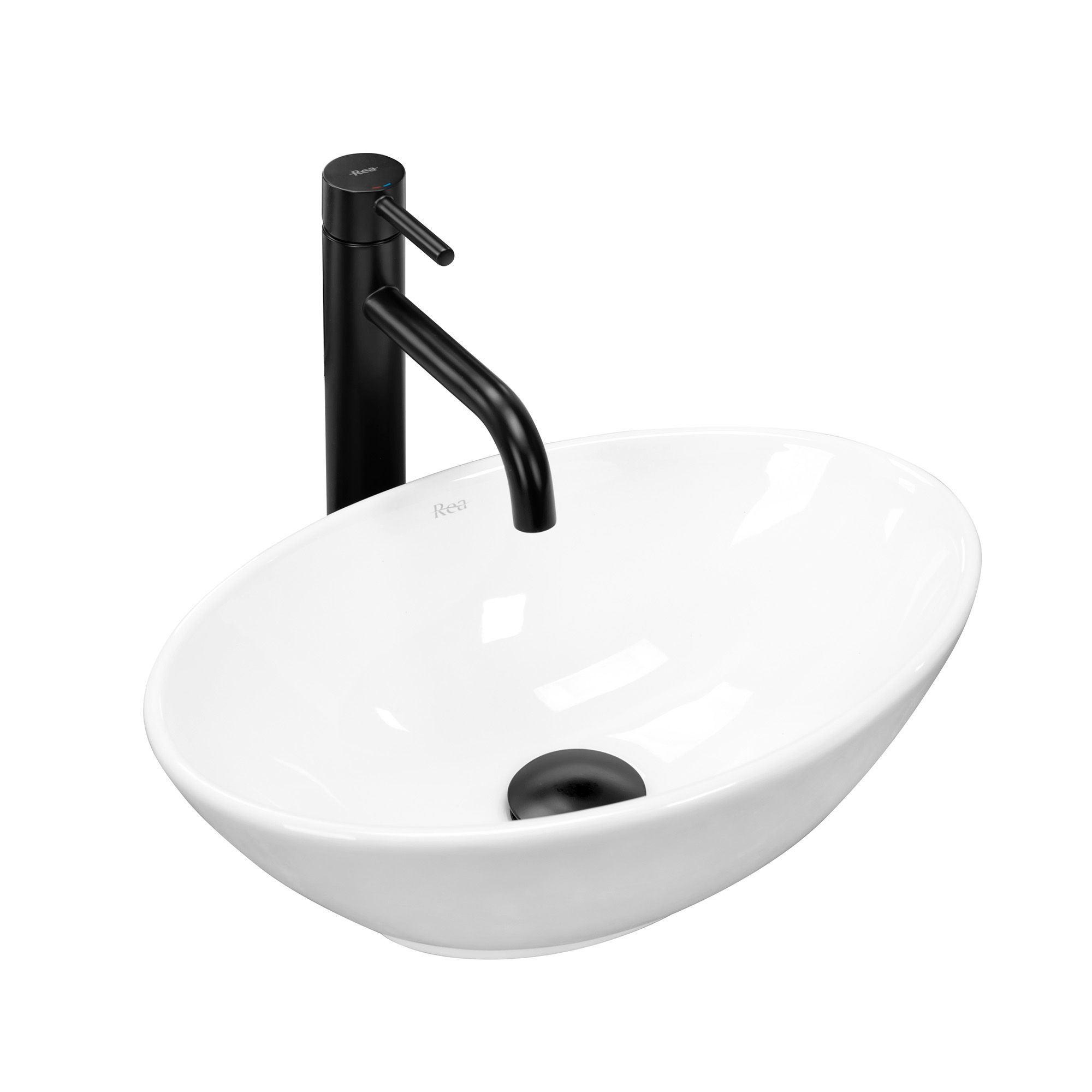 REA Bänkskål PAMELA MINI Vit, 40x27x14,5cm