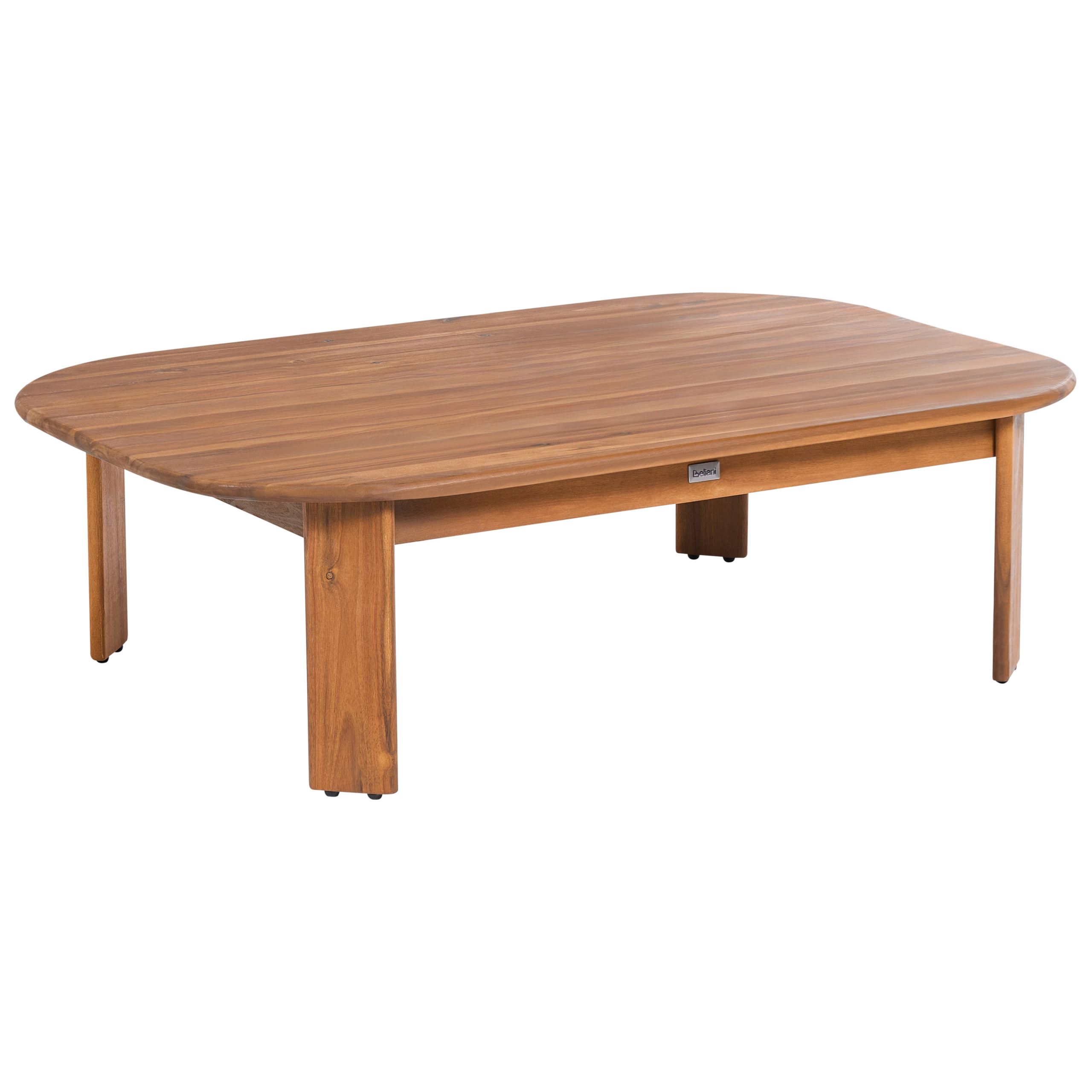Trädgårdssoffbord TALSANO 120 cm 80 cm Akaciaträ Brun